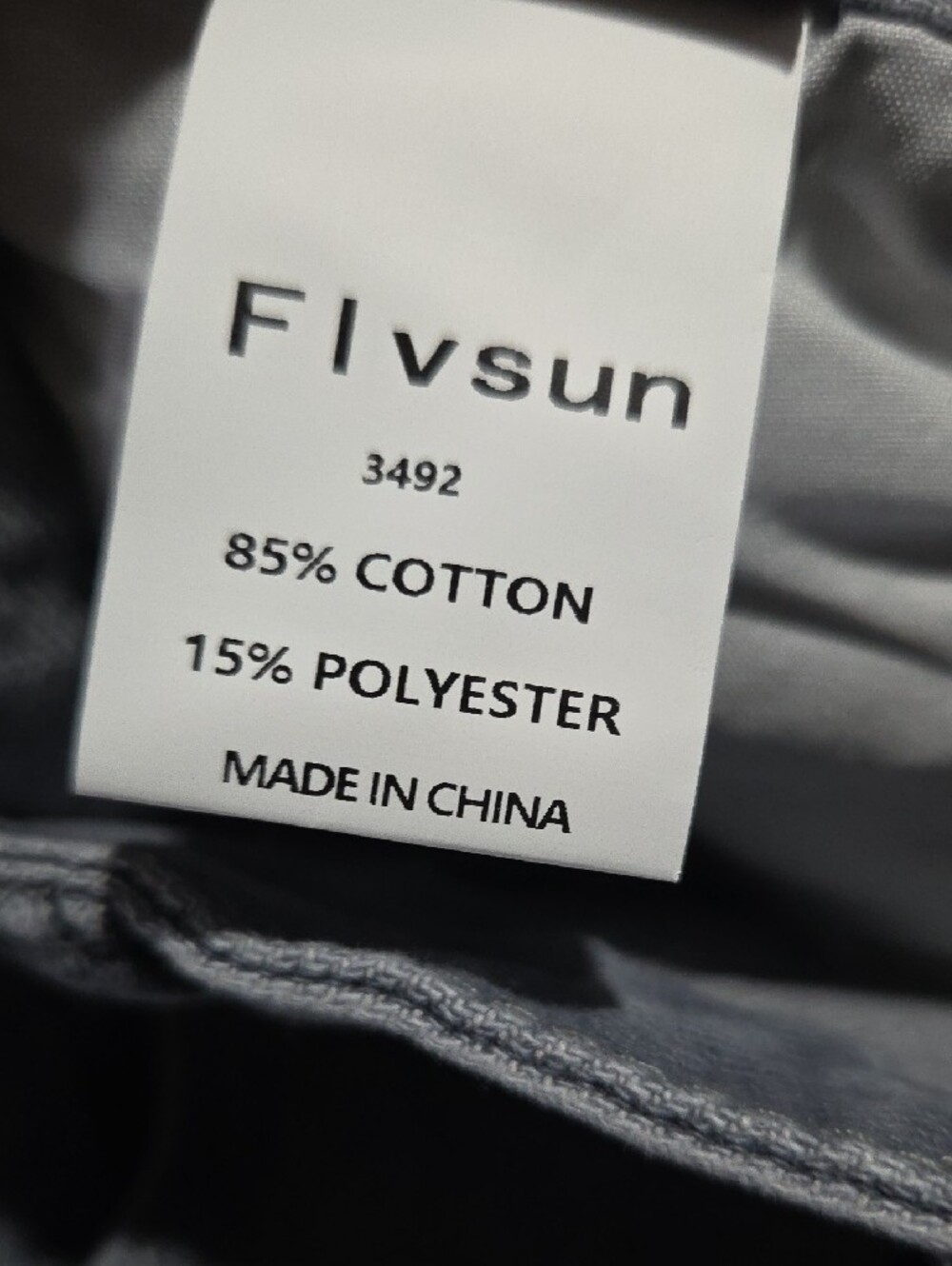 ELVSUN branded grey denim jeans - Picture 6 of 6